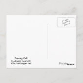 Abend Call Postkarte (Rückseite)