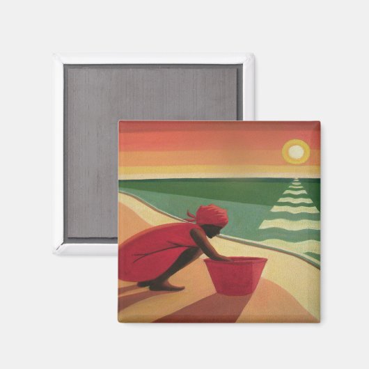 Abend Calm 2003 Magnet (Vorderseite/Rückseite)