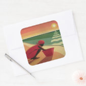 Abend Calm 2003 Quadratischer Aufkleber (Umschlag)