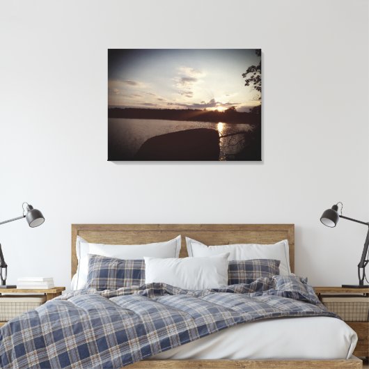 Abend Calm Leinwanddruck (Insitu (Schlafzimmer))