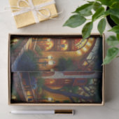 Abend Canal Cityscape Decoupage Seidenpapier (Geschenk)