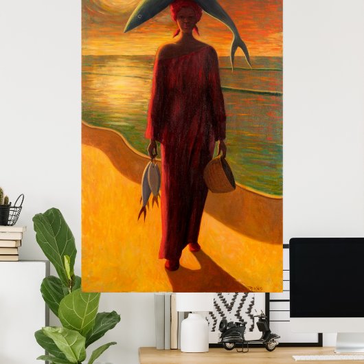 Abend Catch Poster (Heimbüro)