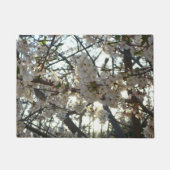 Abend Cherry Blossoms II Frühjahr Sonnenuntergang Fußmatte (Vorderseite)