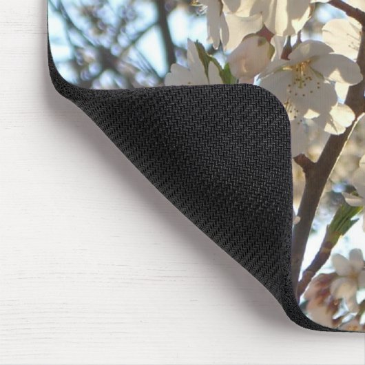 Abend Cherry Blüten I Spring Floral Mousepad (Ecke)