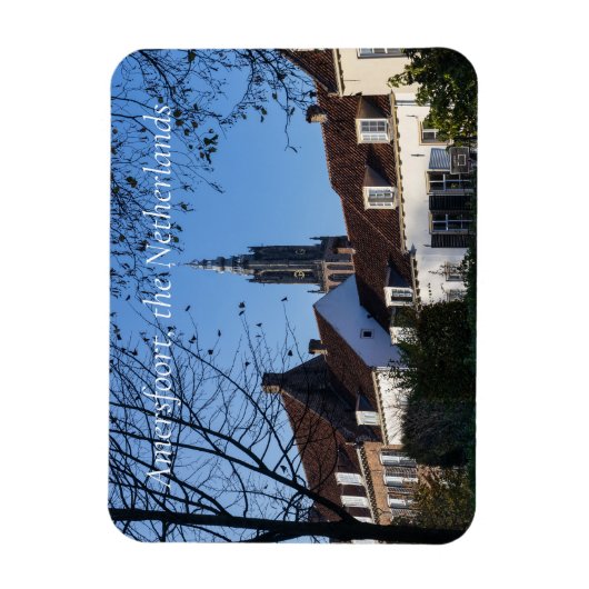 Abend Cityscape, Amersfoort, Niederlande Magnet (Vertikal)