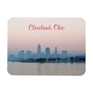 Abend Cleveland OH (Edgewater) Kühlschrankmagnet Magnet