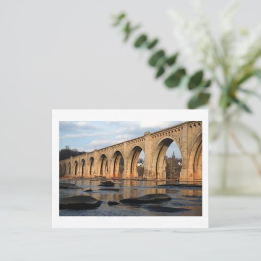 Abend Crossing Postkarte (Stehend Vorderseite)