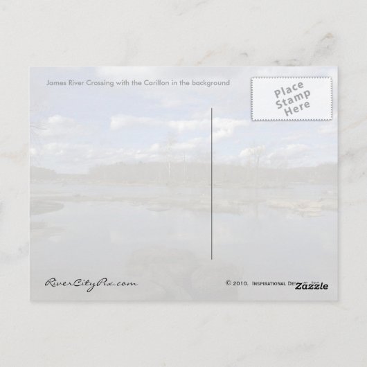 Abend Crossing Postkarte (Rückseite)