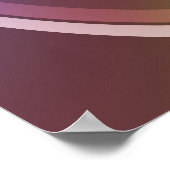 Abend Dawn Psychedelic Hypnotic Swirl Poster (Ecke)