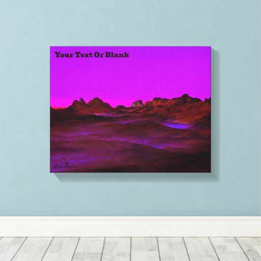 Abend der ruhigen Wüste Leinwanddruck (Insitu (Holzboden))