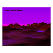 Abend der ruhigen Wüste Poster (Vorderseite)