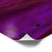 Abend der ruhigen Wüste Poster (Ecke)