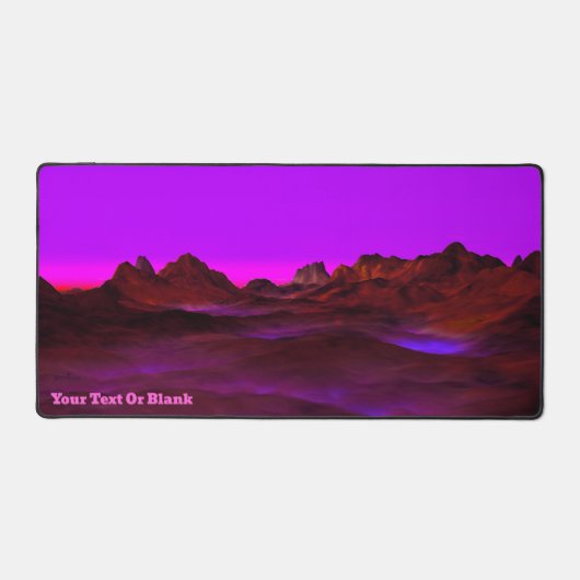 Abend der ruhigen Wüste Schreibtischunterlage (Vorderseite)