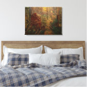 Abend - Die Uhr von Vincent van Gogh Leinwanddruck (Insitu (Schlafzimmer))