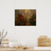 Abend - Die Uhr von Vincent van Gogh Poster (Küche)