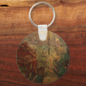 Abend - Die Uhr von Vincent van Gogh Schlüsselanhänger (Vorderseite)