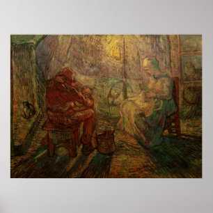 Abend - Die Wache von Vincent van Gogh Poster