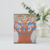 "Abend Dog Walk Dread" - Ich hasse es, den Hund zu Postkarte (Stehend Vorderseite)