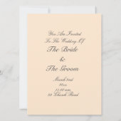 Abend Dress ~ Vintage Illustration Einladung (Rückseite)