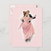 Abend Elegance Postkarte (Vorne/Hinten)