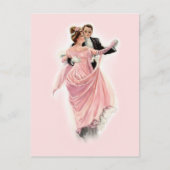 Abend Elegance Postkarte (Vorderseite)