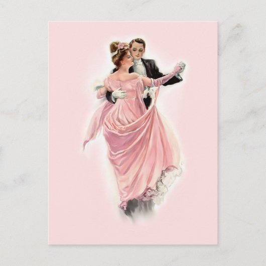 Abend Elegance Postkarte (Vorderseite)