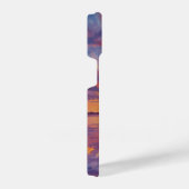 Abend Elegante - farbenfroher Sonnenuntergang über iPhone Hülle (Rechte Seite)