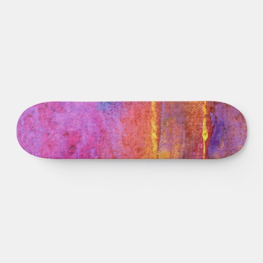 Abend Emotion Expressive Abstrakt Skateboard (Horizontal)