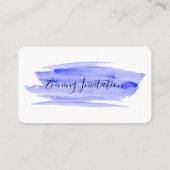 Abend-Event-Ticket für Wasserfarben-Pinselstrich e Visitenkarte (Vorderseite)