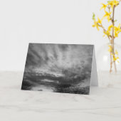 Abend Falls / Noir Karte (Gelbe Blume)