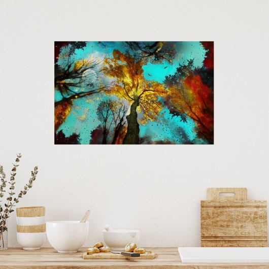 Abend-Feier, Poster (Küche)