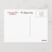 Abend Ferse Postkarte (Rückseite)