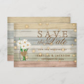 Abend Firefly Save the Date Design (Vorne/Hinten)