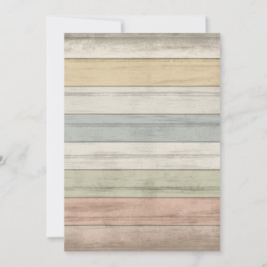 Abend Firefly Wedding Design Einladung (Rückseite)