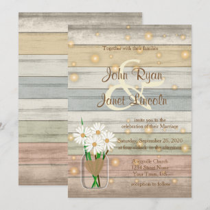 Abend Firefly Wedding Design Einladung