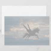 Abend Flight Lined Stationery Briefpapier (Vorne/Hinten)