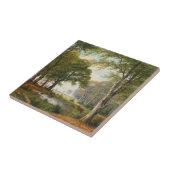 Abend Forest Landschaft Fliese (Seite)