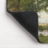 Abend Forest Landschaft Mousepad (Ecke)