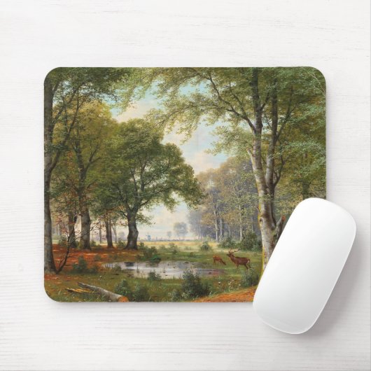 Abend Forest Landschaft Mousepad (Mit Mouse)