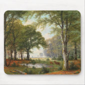 Abend Forest Landschaft Mousepad (Vorne)