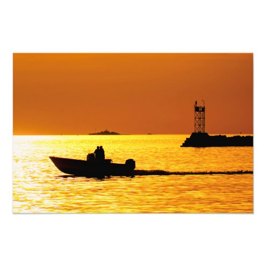 Abend Fotodruck (Vorne)