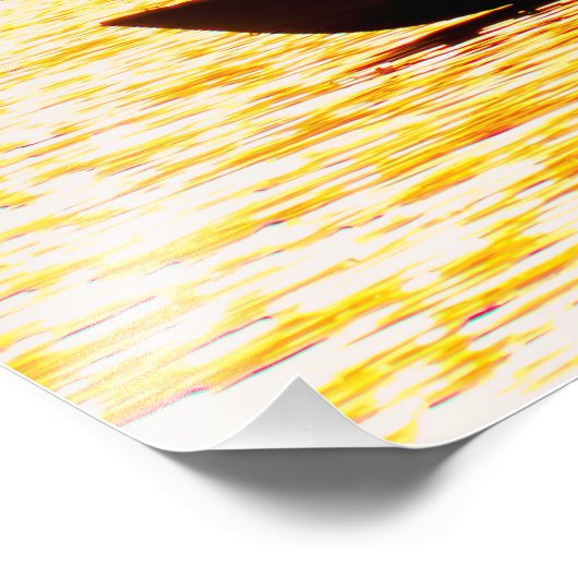 Abend Fotodruck (Ecke)