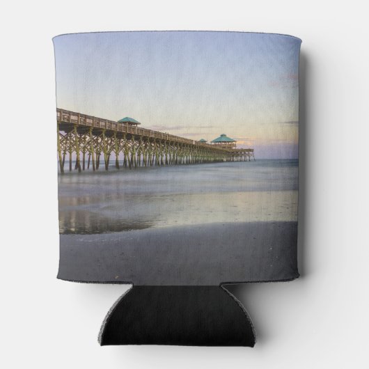 Abend Frieden am Strand Dosenkühler (Rückseite)