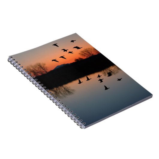 Abend Gänse Notizblock (Rechte Seite)