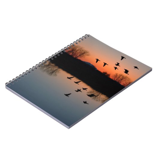 Abend Gänse Notizblock (Linke Seite)