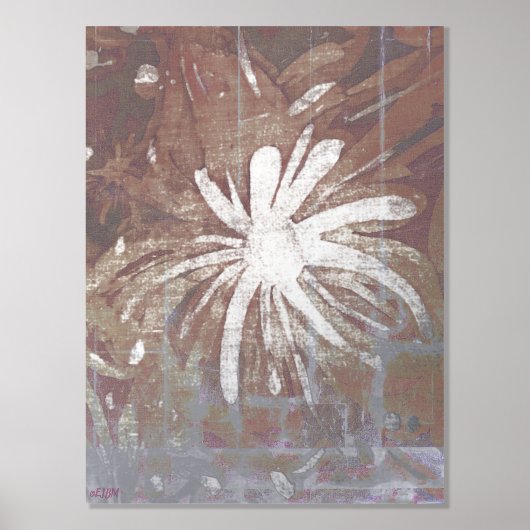 Abend Garden Batik Silberfolie drucken Foliendrucke (Vorderseite)