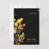 Abend Garden Trees Modern Wedding RSVP (Vorderseite)