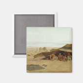 Abend Gebet im Westen, 1872 Magnet (Vorderseite/Rückseite)