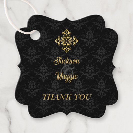 Abend Glam Geschenkanhänger (Vorderseite)