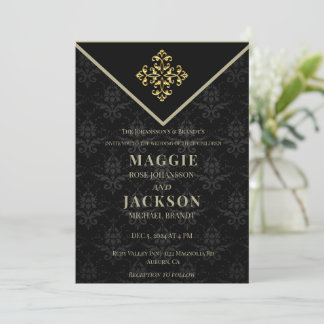 Abend Glam Wedding Einladung